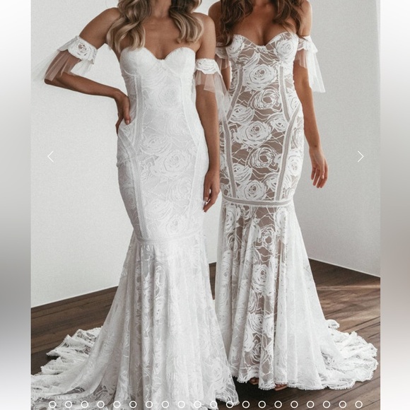 Grace Loves Lace - Palm Wedding Dress -Chai Lining - medium - Picture 3 of 10